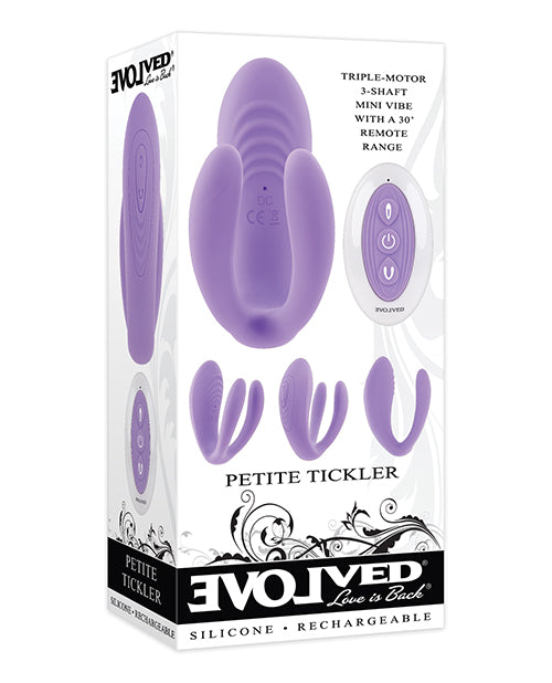 Evolved Evolved Petite Tickler Mini Vibe w/Remote - Purple - Image 2