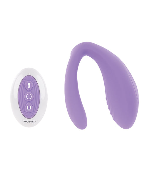 Evolved Evolved Petite Tickler Mini Vibe w/Remote - Purple