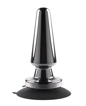 Evolved Evolved Advanced Vibrating Rechargeable Metal Plug - Black - Image 3