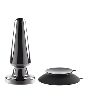 Evolved Evolved Advanced Vibrating Rechargeable Metal Plug - Black - Image 5