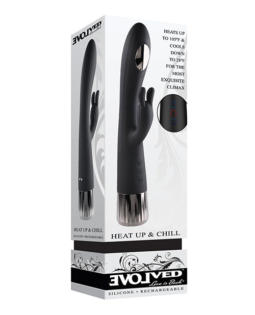 Evolved Evolved Heat Up &amp; Chill G-Spot Rabbit - Black