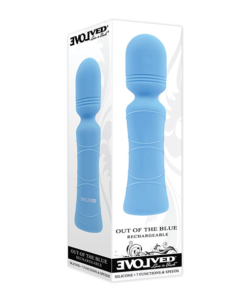 Evolved Evolved Out of The Blue Vibrating Mini Wand - Blue - Image 2