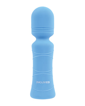 Evolved Evolved Out of The Blue Vibrating Mini Wand - Blue
