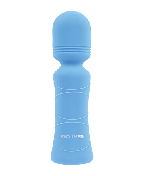 Evolved Evolved Out of The Blue Vibrating Mini Wand - Blue