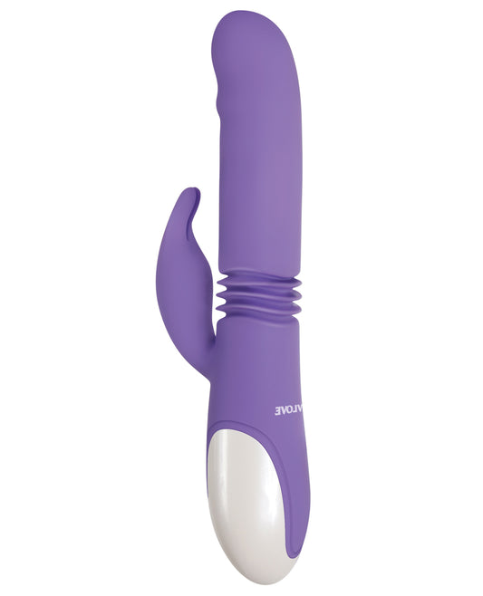 Evolved Evolved Thick &amp; Thrust Bunny Dual Stim Rechargeable - Purple