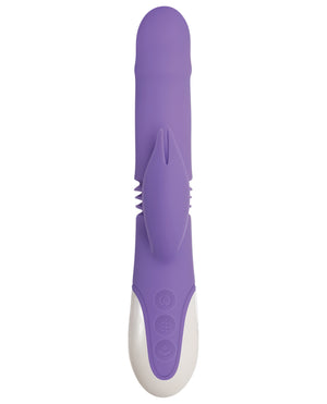 Evolved Evolved Thick &amp; Thrust Bunny Dual Stim Rechargeable - Purple - Image 5