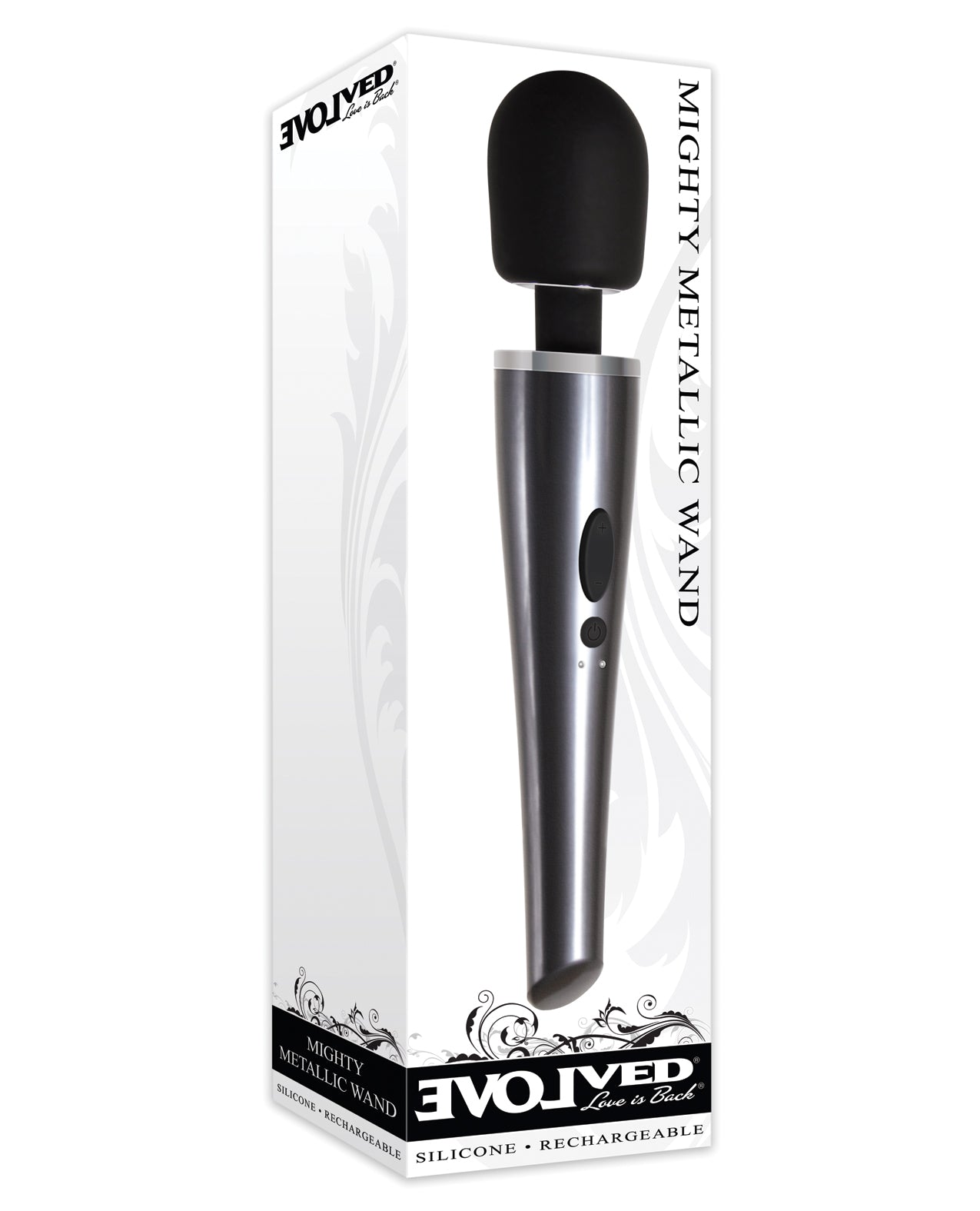 Evolved Evolved Mighty Metallic Wand - Gray/Black