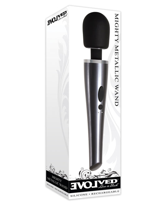 Evolved Evolved Mighty Metallic Wand - Gray/Black
