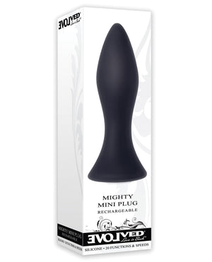 Evolved Evolved Mini Butt Plug - Black - Image 5
