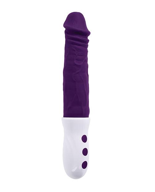 Evolved Evolved Plum Thrust Realistic Shaft Vibrator - Purple - Image 2