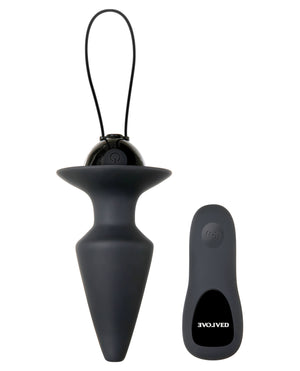 Evolved Evolved Plug &amp; Play Remote Anal Plug - Black - Image 3