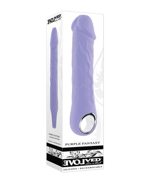 Evolved Evolved Purple Fantasy Realistic Vibrator - Purple