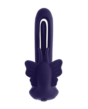 Evolved Evolved Lord of the Wings Flapping &amp; Vibrating Stimulator - Purple - Image 3