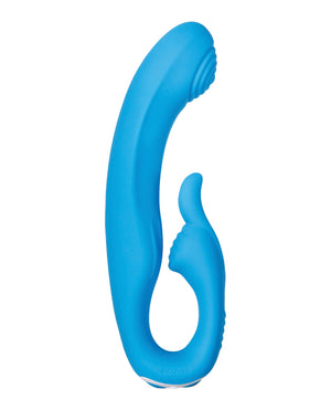 Evolved Evolved Sea Breeze Bunny Rechargeable Dual Stim - Blue - Image 5