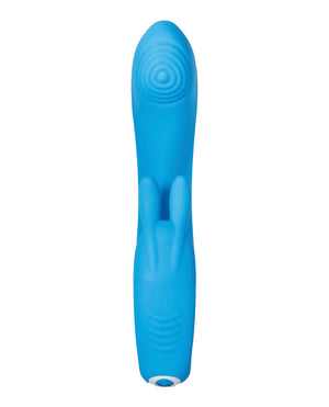 Evolved Evolved Sea Breeze Bunny Rechargeable Dual Stim - Blue