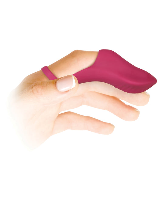 Evolved Evolved Frisky Finger Rechargeable Bullet - Burgundy - Image 2