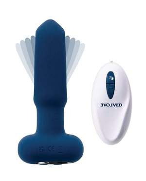 Evolved Evolved The Flapper Remote Controlled Clit Tickler &amp; Vibrator - Blue - Image 4