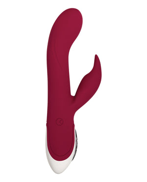 Evolved Evolved Inflatable Bunny Dual Stim Rechargeable - Burgundy - Image 3