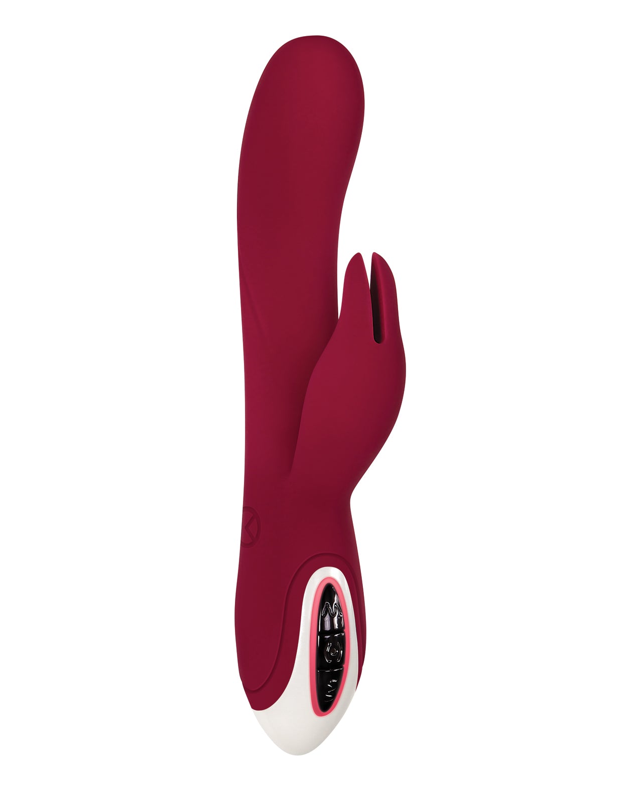 Evolved Evolved Inflatable Bunny Dual Stim Rechargeable - Burgundy
