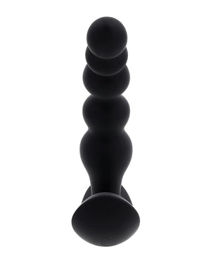 Evolved Bead Me Up Curved Anal Vibrator w/Remote Control - Black - Image 4