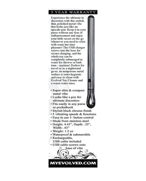 Evolved Evolved Pen Pal Vibe - Black - Image 2