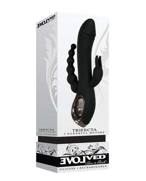 Evolved Evolved Trifecta Triple Stim Rechargeable - Black