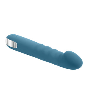 Evolved Evolved Queen of All Trades Thrusting &amp; Rotating Vibrator - Teal - Image 3