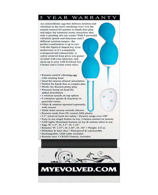 Evolved Evolved Twistin The Night Away Kegel Rechargeable - Blue - Image 2