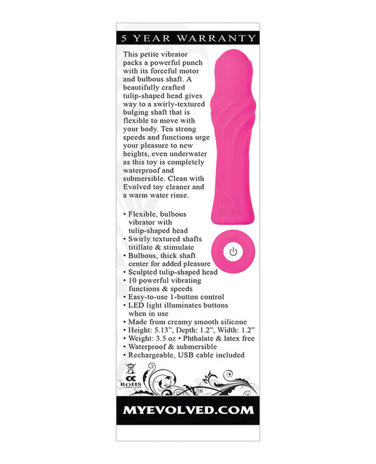 Evolved Evolved Twist &amp; Shout Rechargeable Bullet - Pink