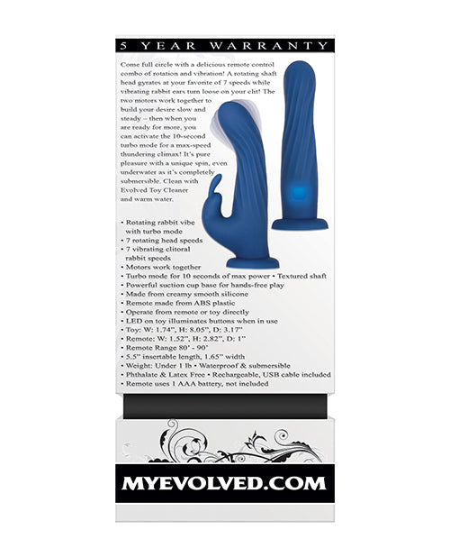 Evolved Evolved Remote Rotating Rabbit - Blue - Image 2