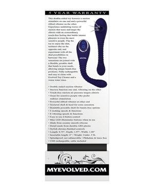 Evolved Evolved Bendable Sucker - Purple