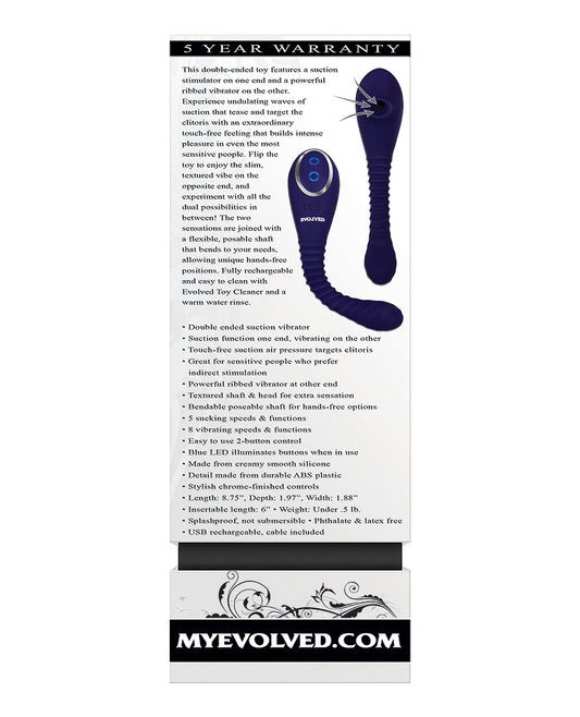 Evolved Evolved Bendable Sucker - Purple