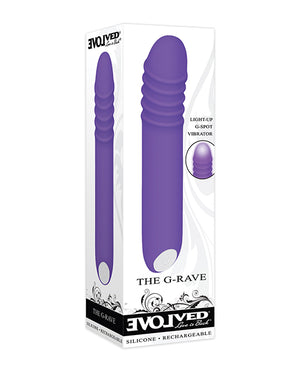 Evolved Evolved The G-Rave Light Up Vibrator - Purple - Image 2