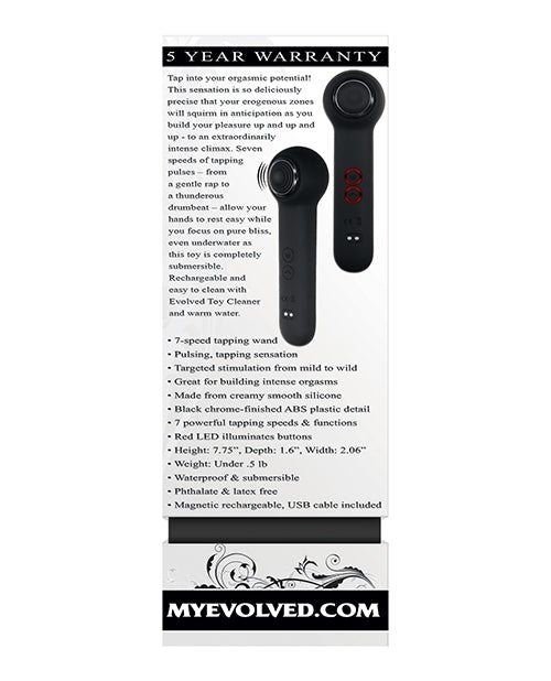 Evolved Evolved I Wander Tapping Wand - Black - Image 2