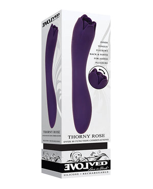 Evolved Evolved Thorny Rose Dual End Massager - Purple