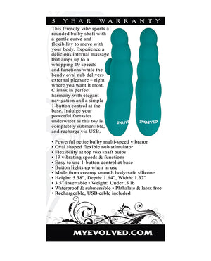 Evolved Evolved G Spot Perfection Vibe - Teal - Image 3