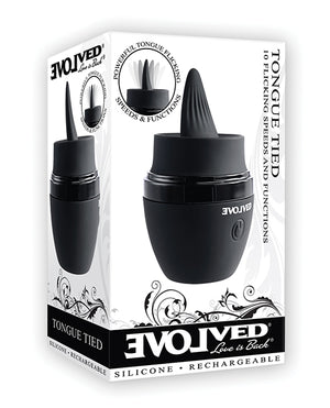Evolved Evolved Tongue Tied Flicking Massager - Black