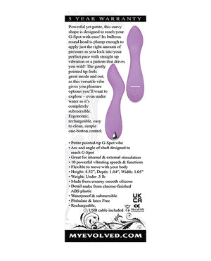 Evolved Evolved Lilac G Petite G Spot Vibe - Purple - Image 4