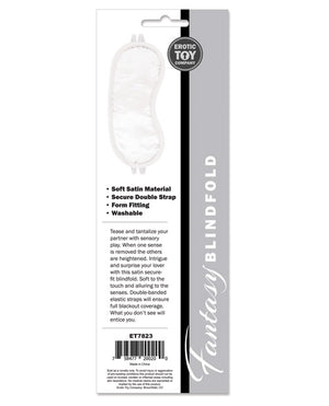 Erotic Toy Company Erotic Toy Company Satin Fantasy Blindfold - White - Image 3