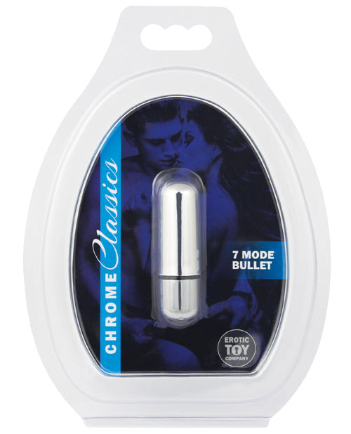 Erotic Toy Company Erotic Toy Company Chrome Classics Bullet 7 Speed - Silver - Image 2