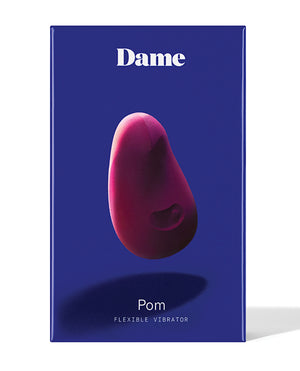 Dame Dame Pom Flexible Vibrator - Plum - Image 3