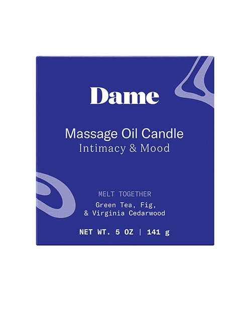 Dame Dame Massage Oil Candle - Melt Together - Image 2