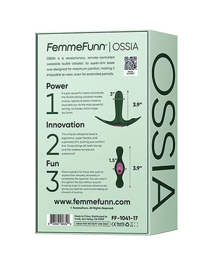 Femme Funn Femme Funn Ossia Wearable Vibrator - Dark Green - Image 5