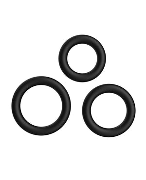 Forto Forto Trio Cock Ring Set - Black - Image 2