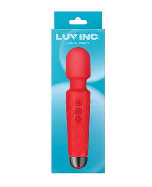 Luv Inc. Luv Inc. 8" Large Wand - Red - Image 3