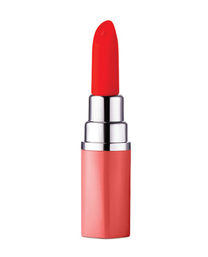 Luv Inc. Luv Inc. Lipstick Vibrator w/4 Heads - Coral - Image 3