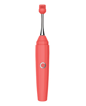Luv Inc. Luv Inc. Orgasm Pen w/Three Attachments - Coral - Image 2
