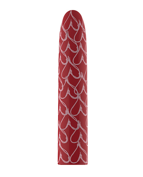 Luv Inc. Graffiti Heart Bullet - Red - Image 2