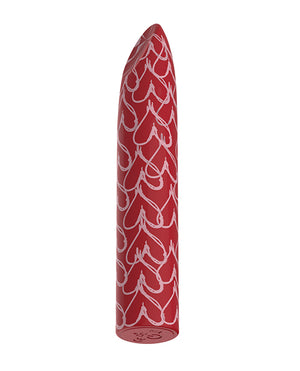 Luv Inc. Graffiti Heart Bullet - Red - Image 3