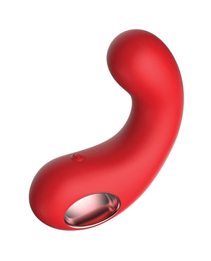 Luv Inc. Luv Inc. Curved Vibrator - Red - Image 4